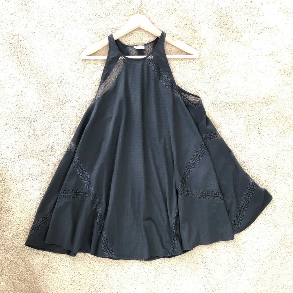 Free People Black eyelet sundress